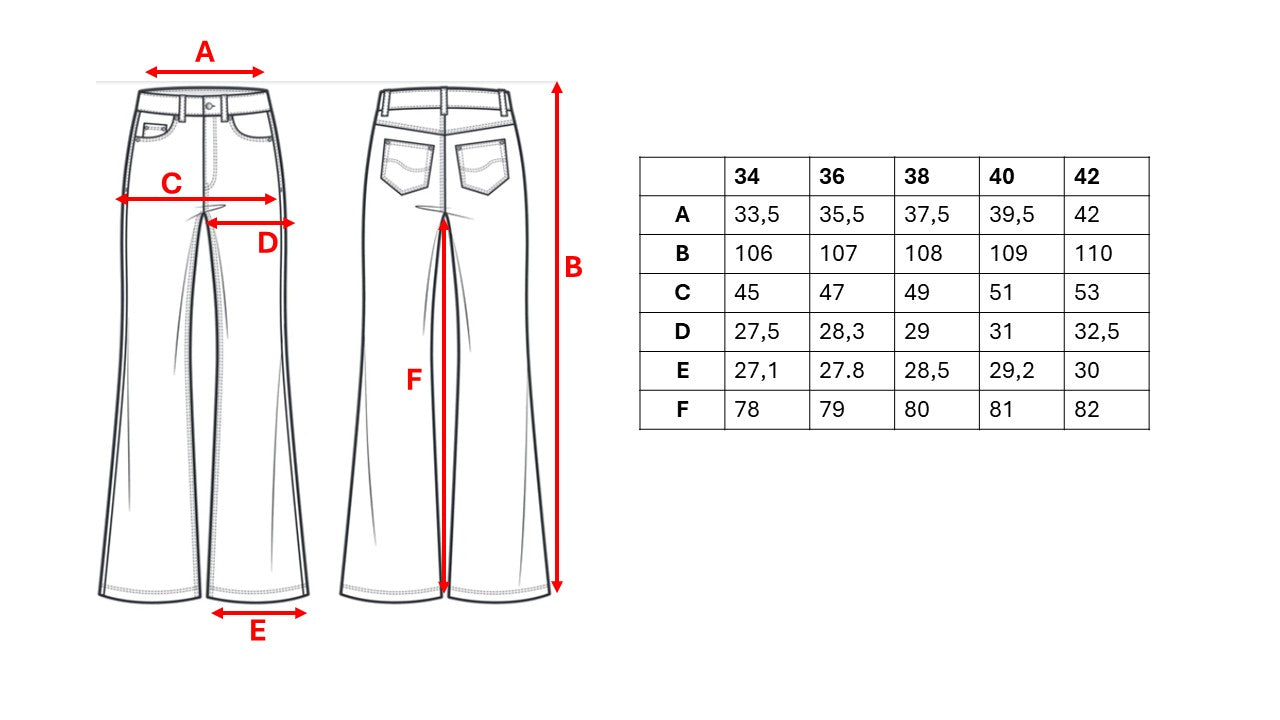 Flare Patch mujer color Light Blue