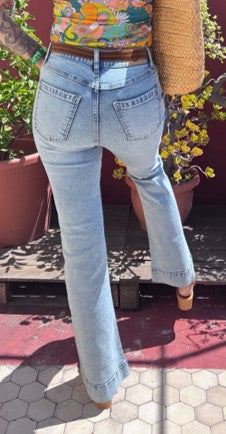 Flare Patch mujer color Light Blue