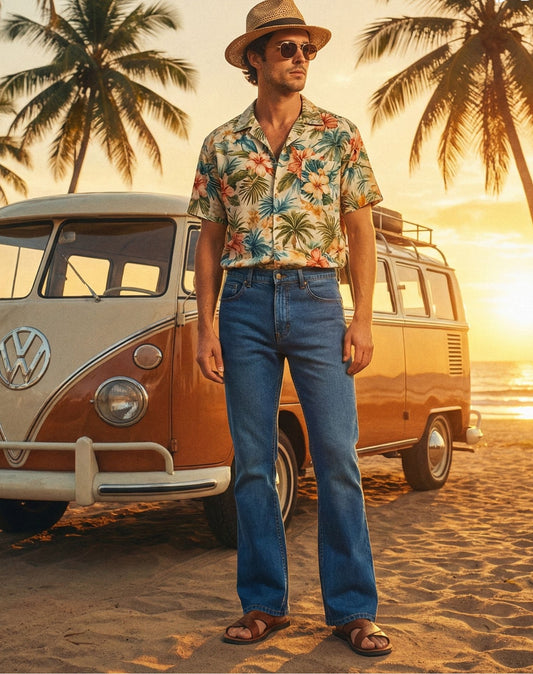 MEN BOOT CUT COLOR LIGHT